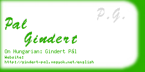 pal gindert business card